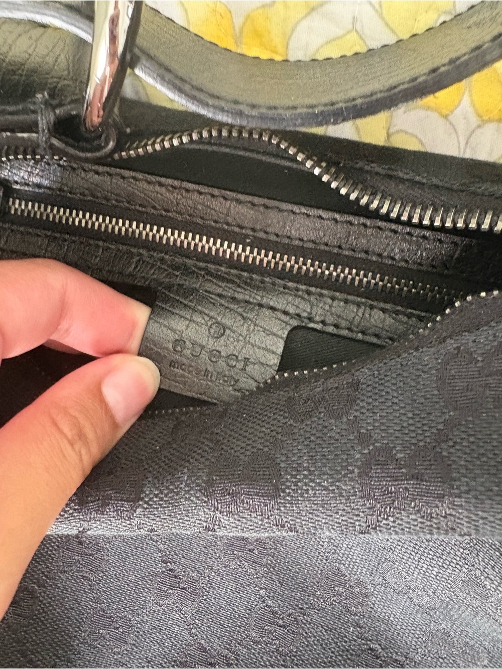Gucci Black Monogram Canvas GG Horsebit Medium Hobo Bag - Picture 12 of 15